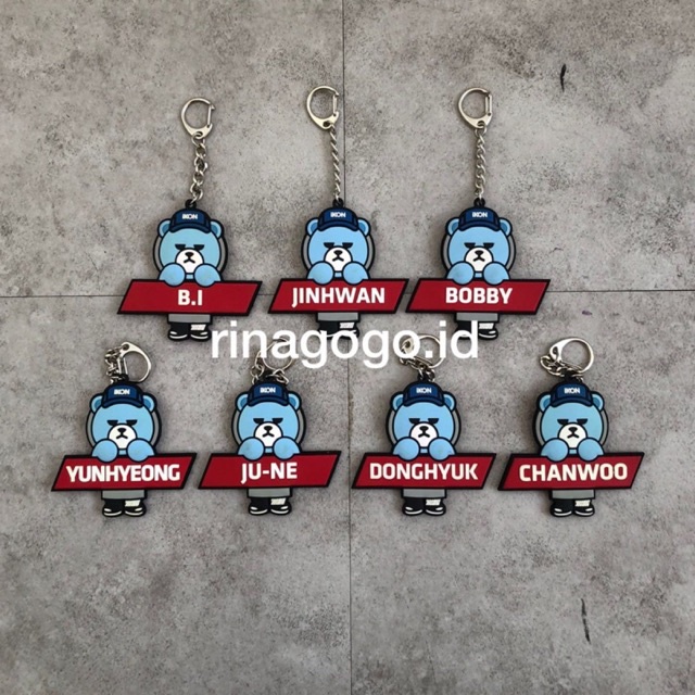iKON クランクベアー キーリング iKON KRUNK クランク ジナン JAY セット（Jual [READY!] iKON