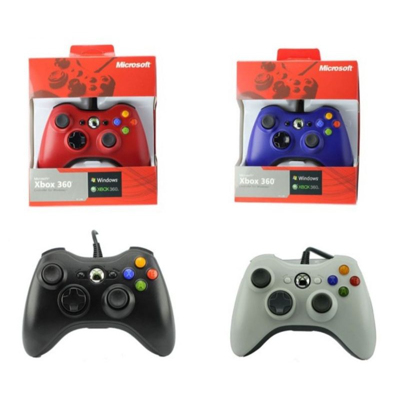 Jual STIK XBOX 360 KABEL Wired Pakai Box STICK XBOX Plus Box Shopee