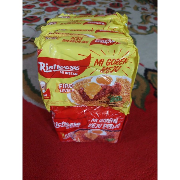Jual Mie Mi Richeese Goreng Keju Instant Fire All Level All Rasa ...