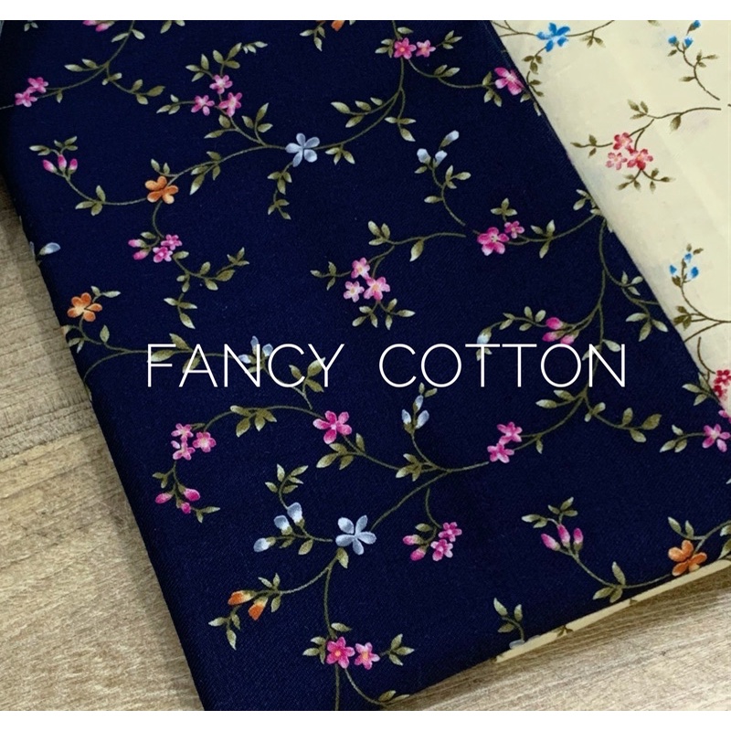 Jual kain katun jepang motif ranting v2021 japan cotton (harga 1/2 mtr ...