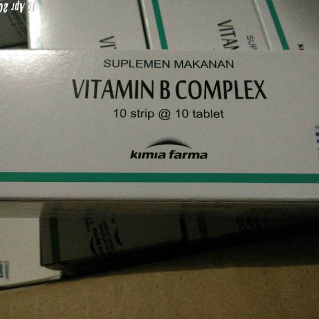 Jual VITAMIN B COMPLEX TABLET 100'S KIMIA FARMA | Shopee Indonesia