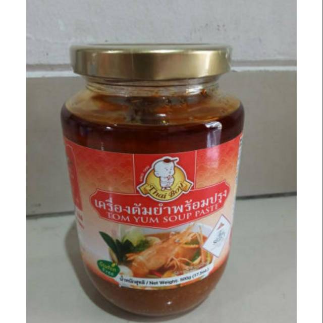 Jual Thai Boy instant TOM YUM soup paste 500gr Tomyum Tom Yam | Shopee ...