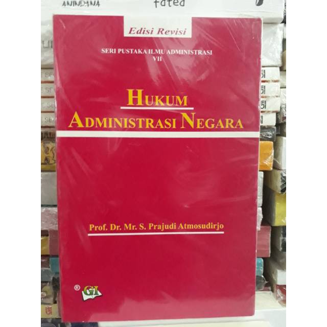 Jual Hukum Administrasi Negara By Prof Dr Prajudi Atmosudirjo Shopee Indonesia 1717