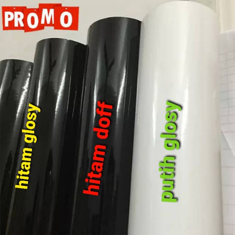 Jual Stiker skotlet warna hitam putih Tinggi 60cm | Shopee Indonesia