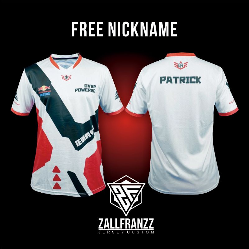Jual Jersey Kaos Gaming OPI ESPORT MLBB TERBARU 2021 Free Nickname
