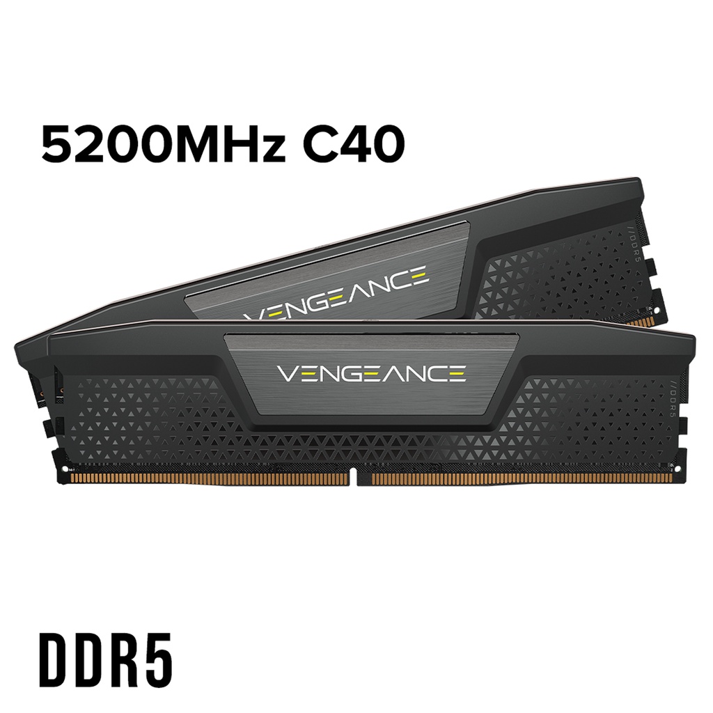CORSAIR VENGEANCE 32GB (2x16GB) DDR5 5200MHz CMK32GX5M2B5200C40