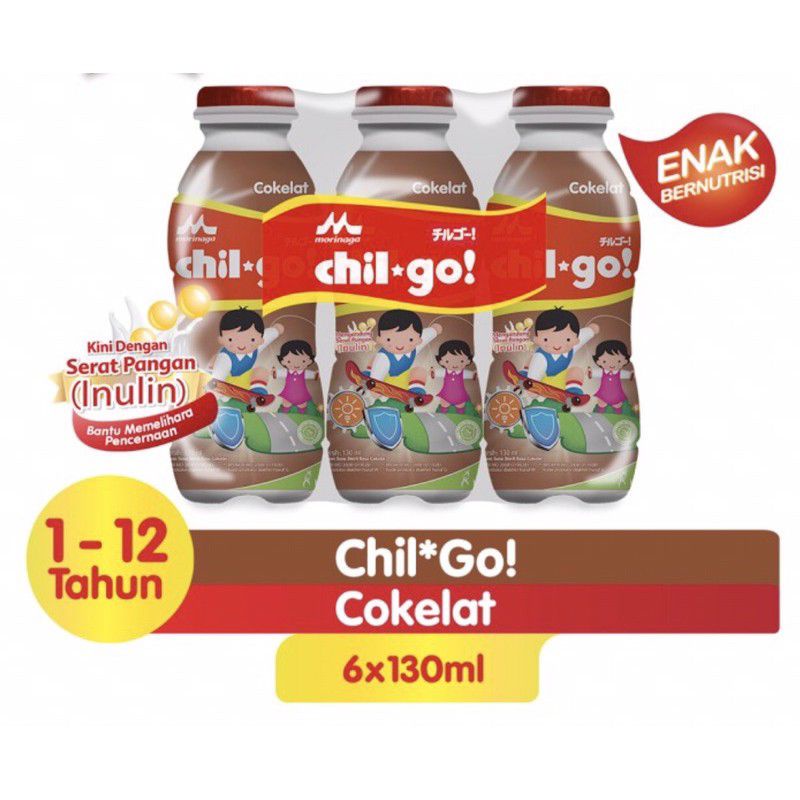 Jual Chil Go 130 ml Susu Cair Siap Minum (1 pack isi 6 botol) | Shopee ...