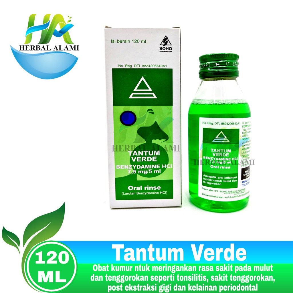 Jual Tantum VerdeOral Rinse - Obat Kumur Untuk Sakit Tenggorokan ...