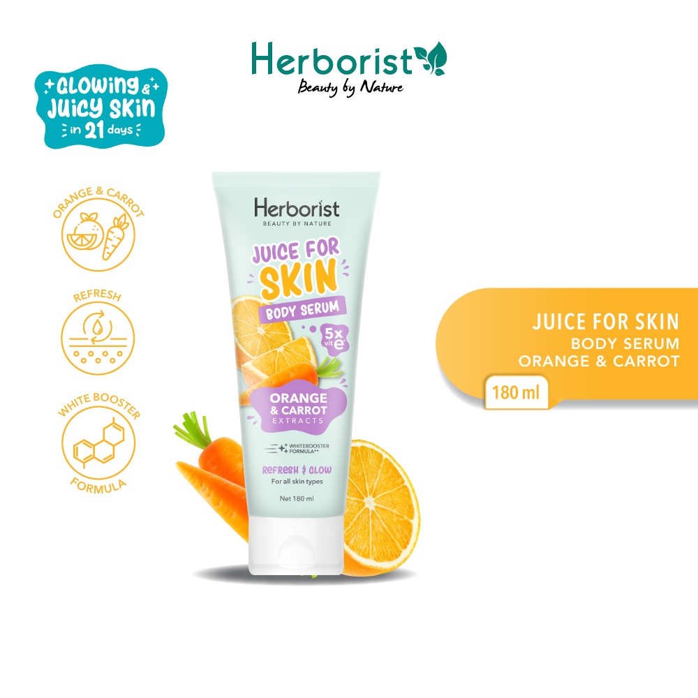 Jual Herborist Juice For Skin Body Serum 180 gr Shopee Indonesia