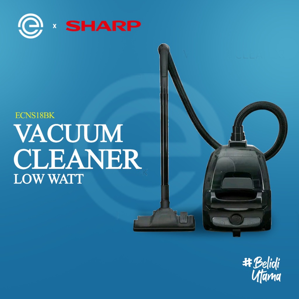 Jual SHARP Vacuum Cleaner Low Watt - ECNS18 | Shopee Indonesia