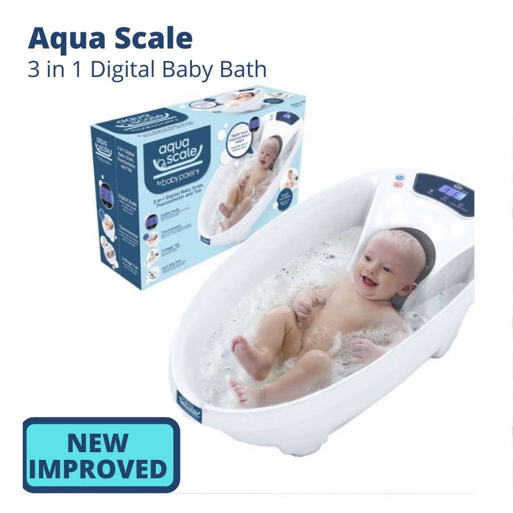 Jual Aqua Scale 3 in 1 Digital Baby Bath Tub | Shopee Indonesia
