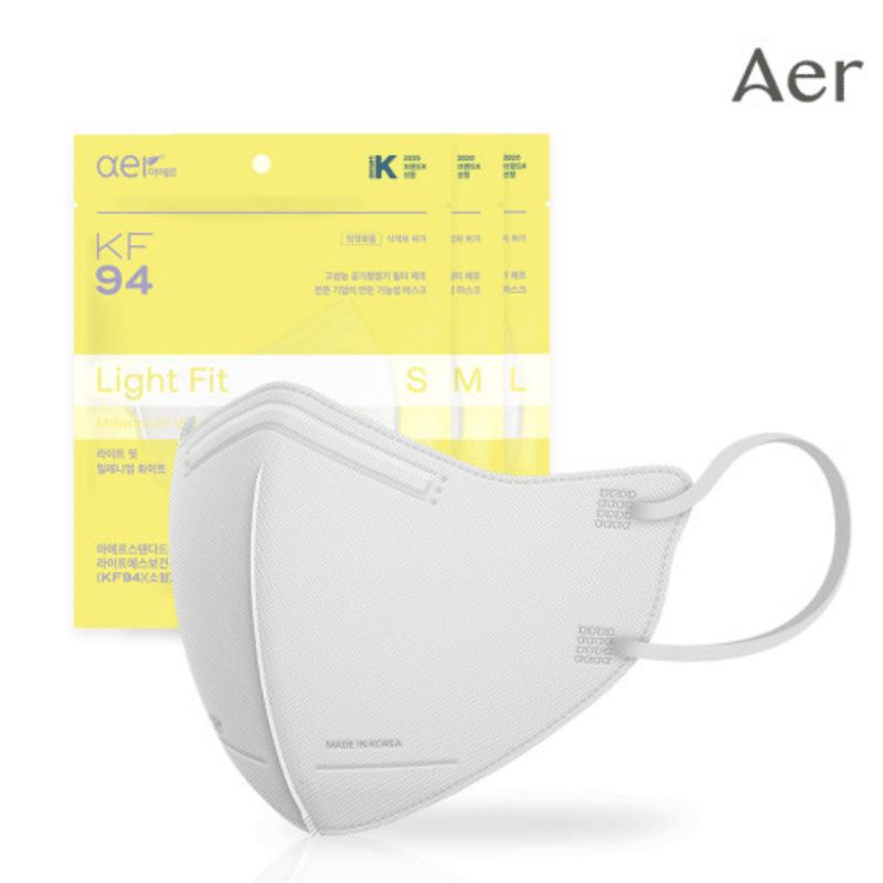 Jual aer lightfit mask KF94 Korea Shopee Indonesia