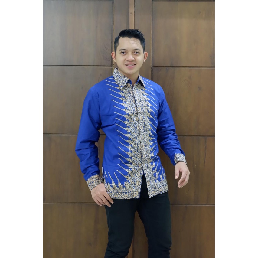 Jual Baju Kemeja Batik Atasan Drajat Kemeja Batik Solo Lengan Panjang