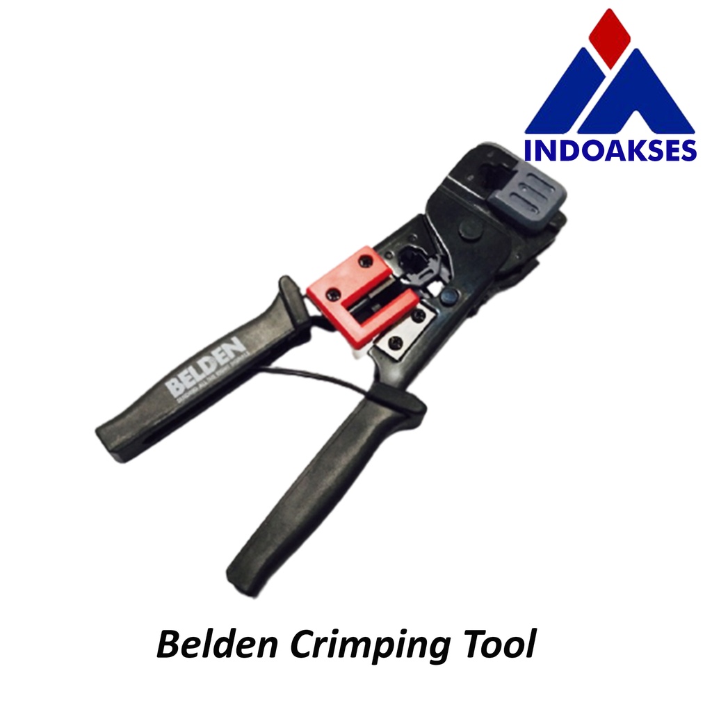 Jual BELDEN Crimping Tool RJ45 & RJ11 Deluxe Modular Plug Tool ...