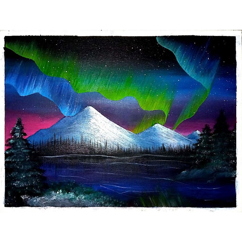 Jual Lukisan Aurora Borealis | Shopee Indonesia