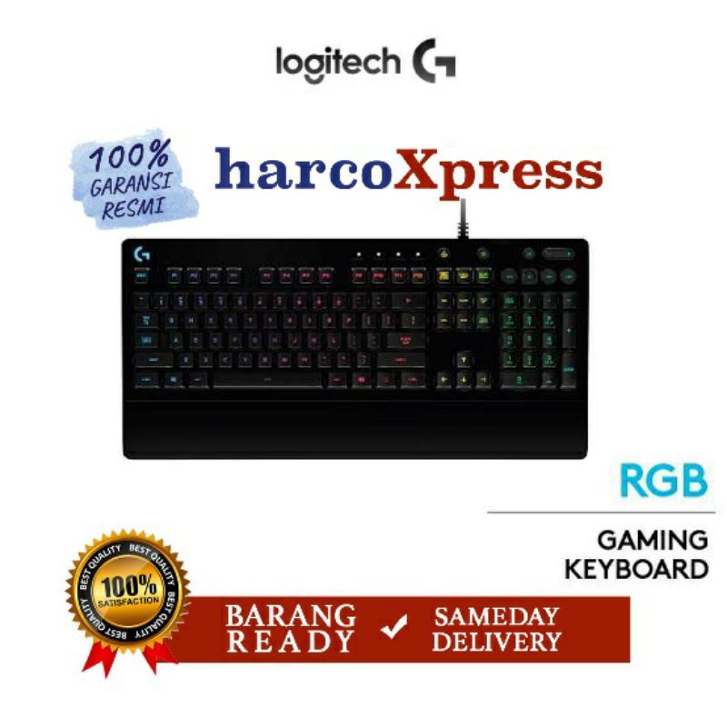 Jual Logitech G213 prodigy rgb gaming keyboard ori resmi g213