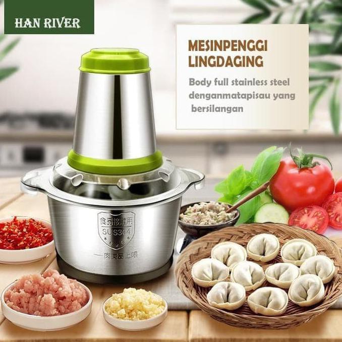 Jual Promo Han River Meat Grinder Food Chopper 2L Shopee Indonesia