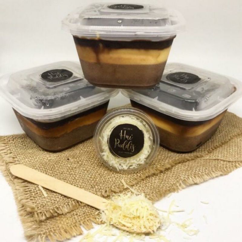 Jual Luxury Pudding / dessert box / pudding box by Hai Puddis (Surabaya
