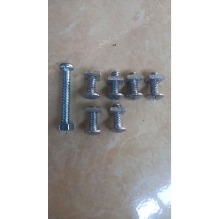 Jual paket mur baut m5 panjang 4cm dan 1.5cm | Shopee Indonesia
