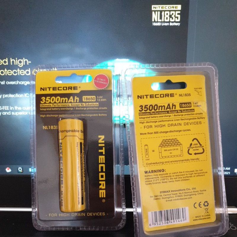 Lampe Nitecore GEM10UV - 3000mW 365nm Ultraviolet - Pierres précieuses
