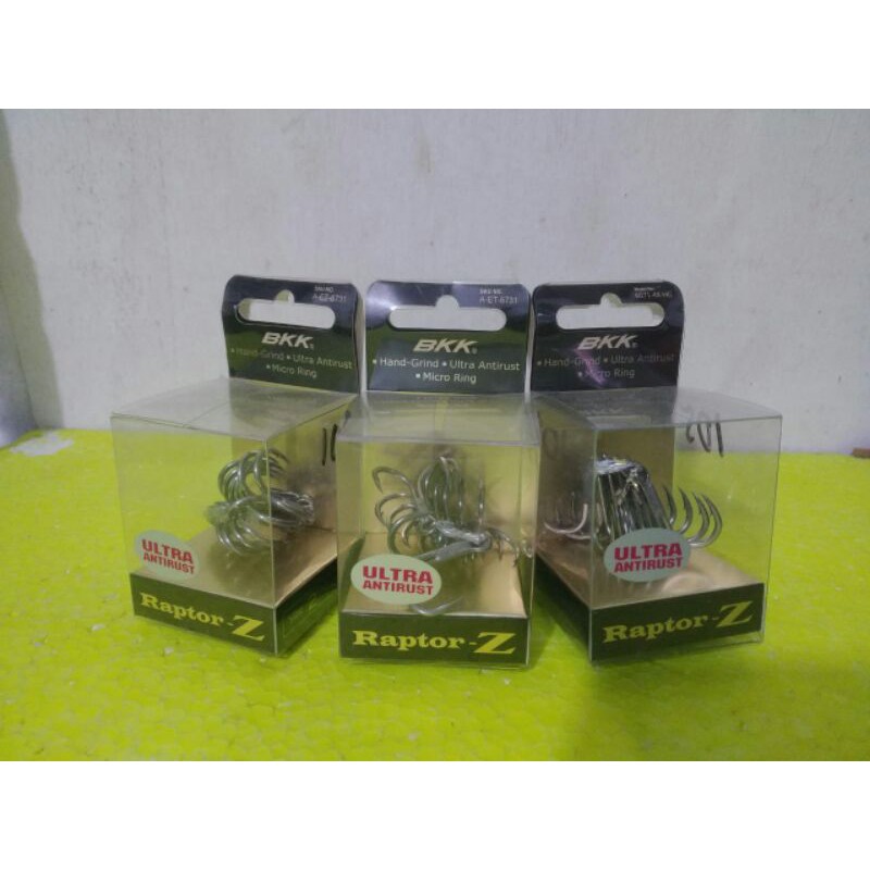 Hameçons BKK RAPTOR-Z Strong - Ancorine Marines Tailles 8 à 5/0, Neufs