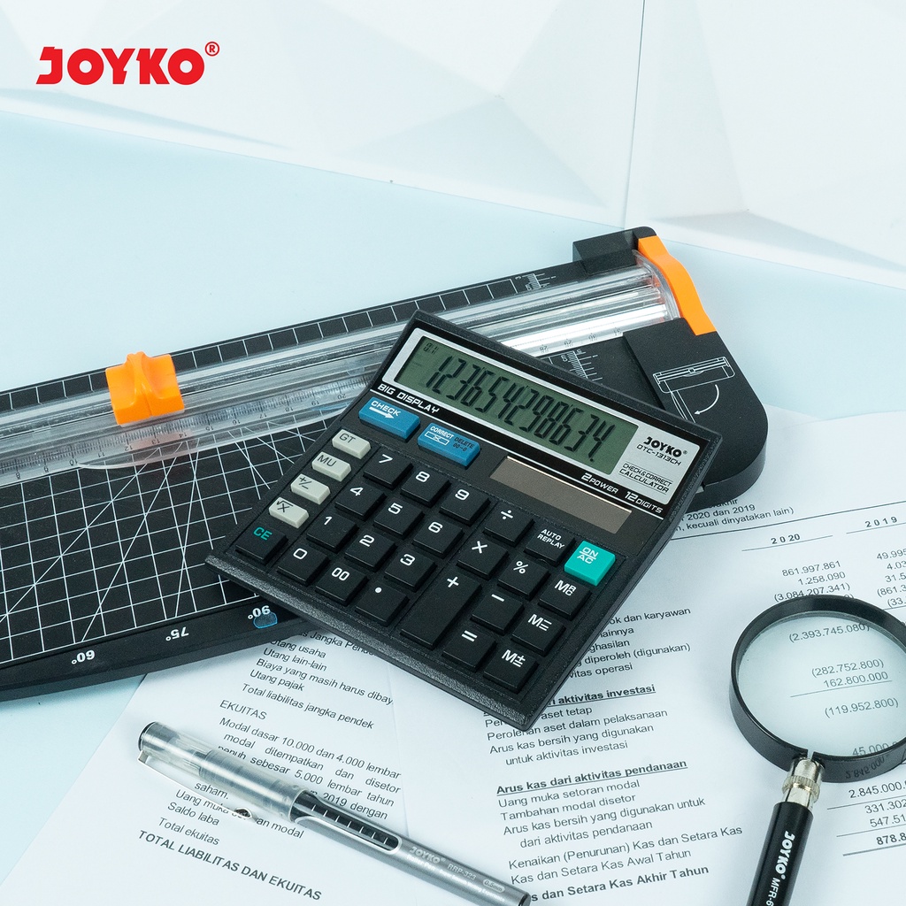 Calculator Kalkulator Joyko DTC-1313CH 12 Digits Check Correct (8)