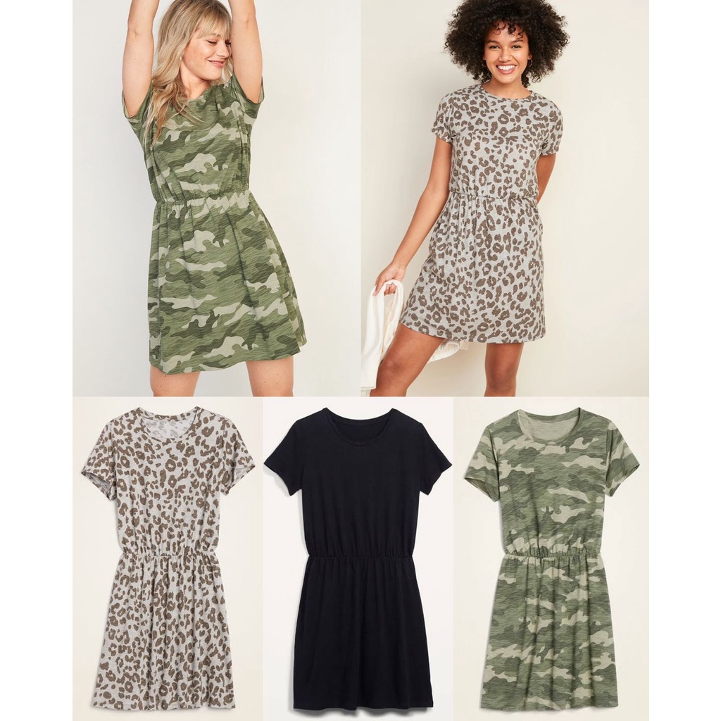 old navy waist defined slub knit dress Old Navy + Waist-Defined Slub-Knit Plus-Size T-Shirt Dress
