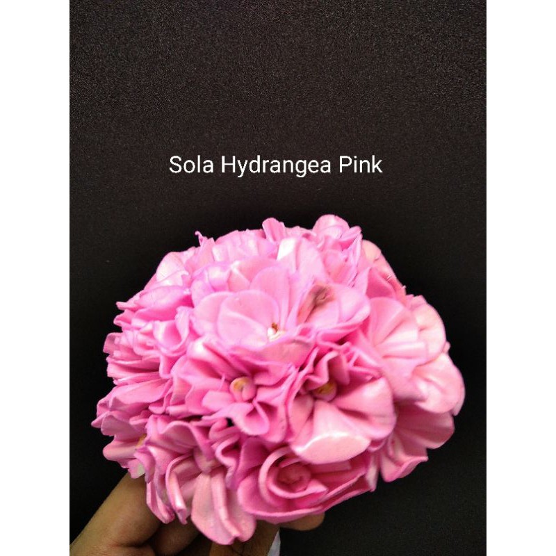Jual Bunga Sola Flower Hydrangea Putih/Pink/Soft Pink (PER 2 PCS ...