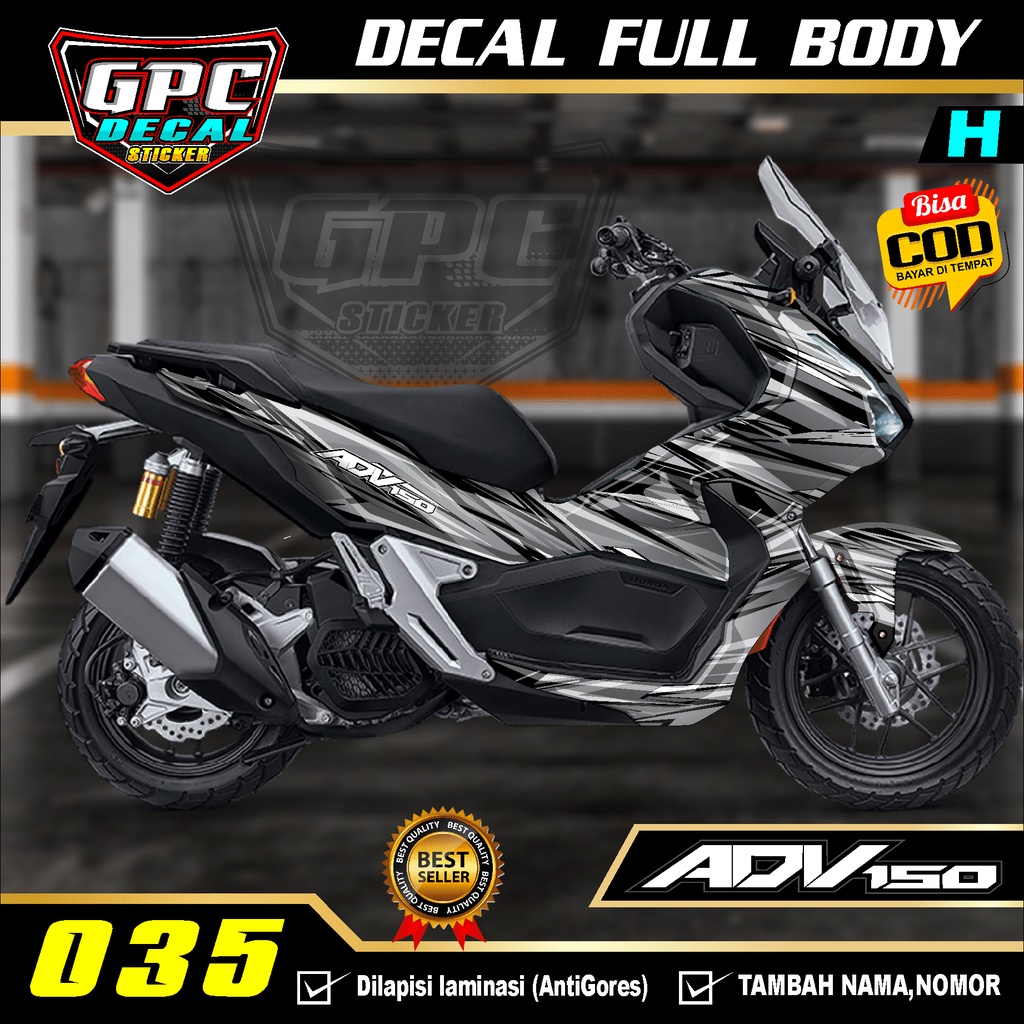 Jual Decal Sticker Fullbody Honda Adv 150 -Variasi List Motor Desain ...
