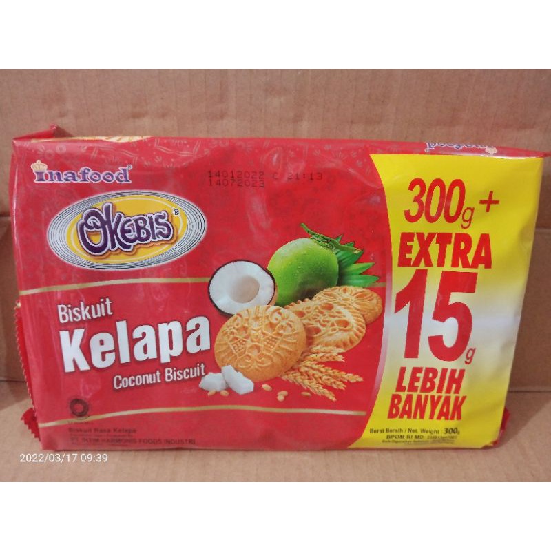 Jual Okebis Biskuit Kelapa 300gr Shopee Indonesia