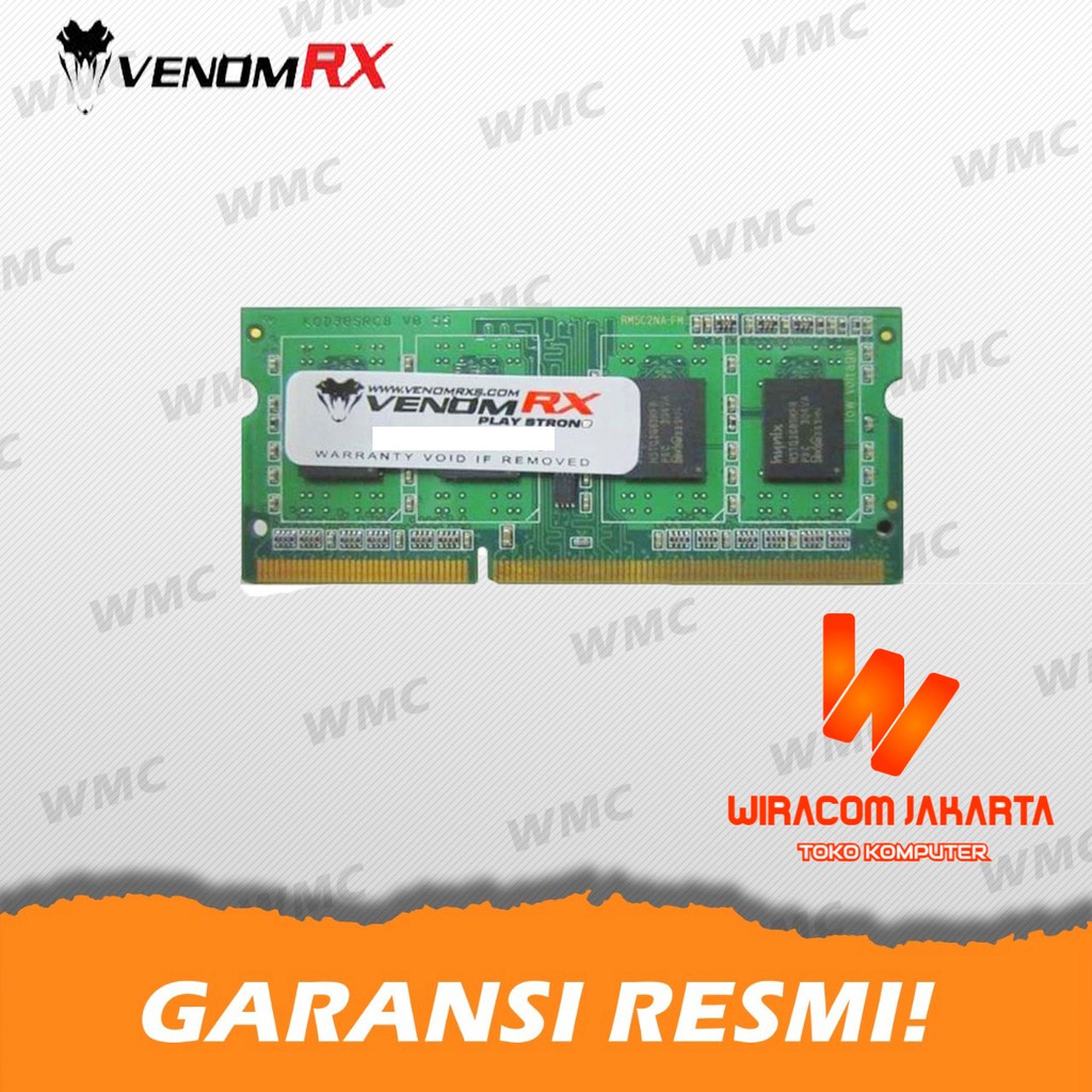 Jual VENOMRX SODIMM DDR3L 4GB 1600MHZ PC12800 VENOM RX RAM MEMORY DDR3 ...