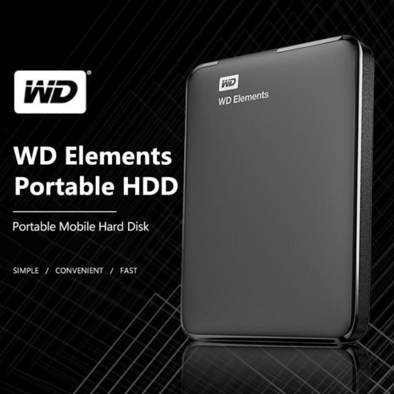 Jual HARDISK EKSTERNAL WD ELEMENTS USB 3.0 BARU. -HDD 320GB 500GB 1TB ...