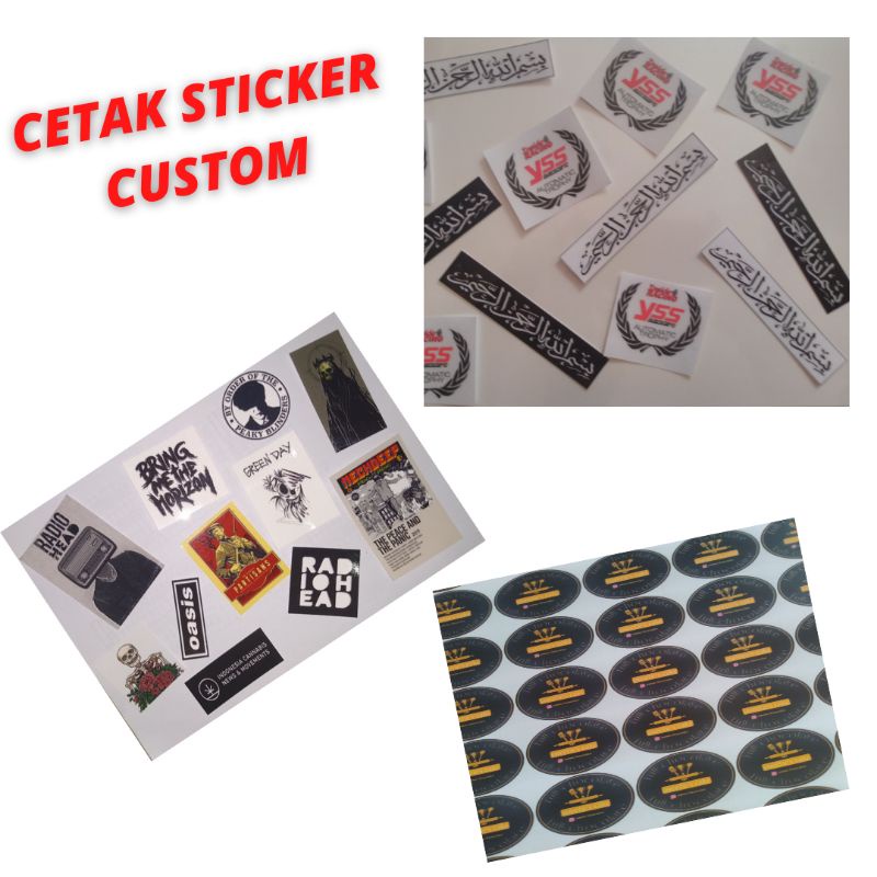 Jual Cetak Sticker Murah, Sticker Custom, Sticker Kemasan (Chromo ...