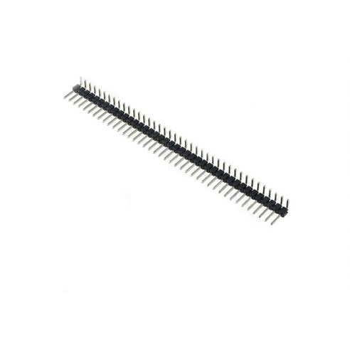 Jual Pin Header Strip Male Single Row 1x40 2.54mm Right Angle L Shape ...