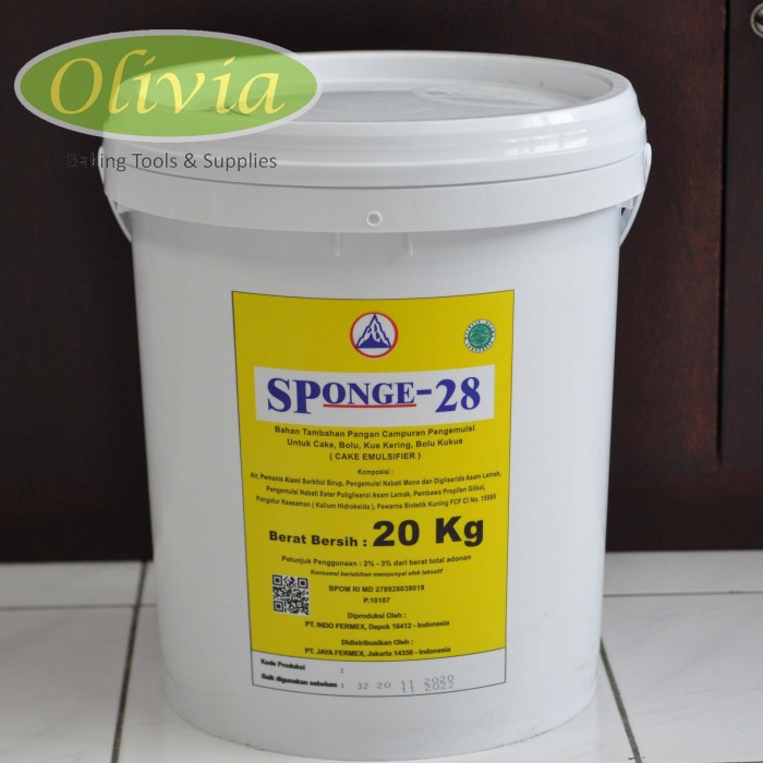 Jual SP Merek 28, Sponge 28, Cake Emulsifier, Pengembang Kue 100g
