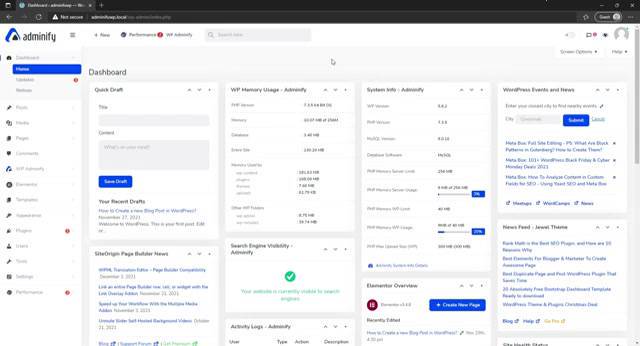 Jual WP Adminify – WordPress Admin Dashboard Customization (Original ...