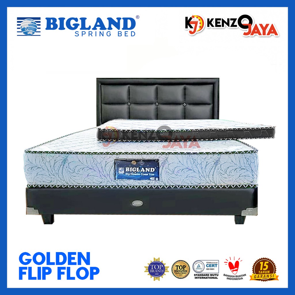 Jual Spring Bed BIGLAND Golden Flip Flop | Shopee Indonesia