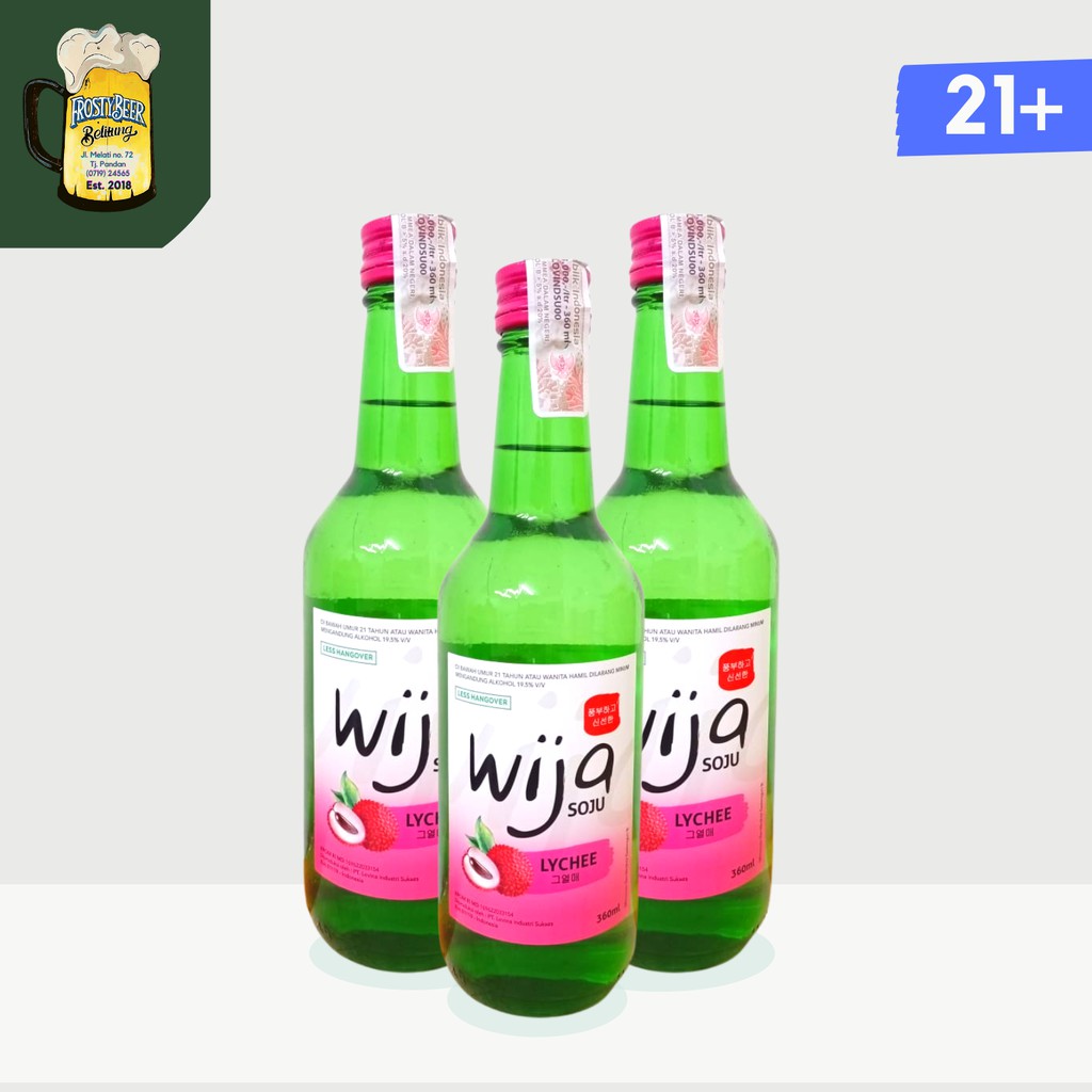 Jual Wija Soju Lychee 195 360 Ml Minuman Korea Mirip Jinro Good Day