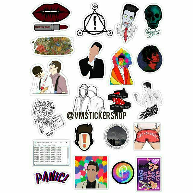 Jual panic! at the disco stickers | Shopee Indonesia