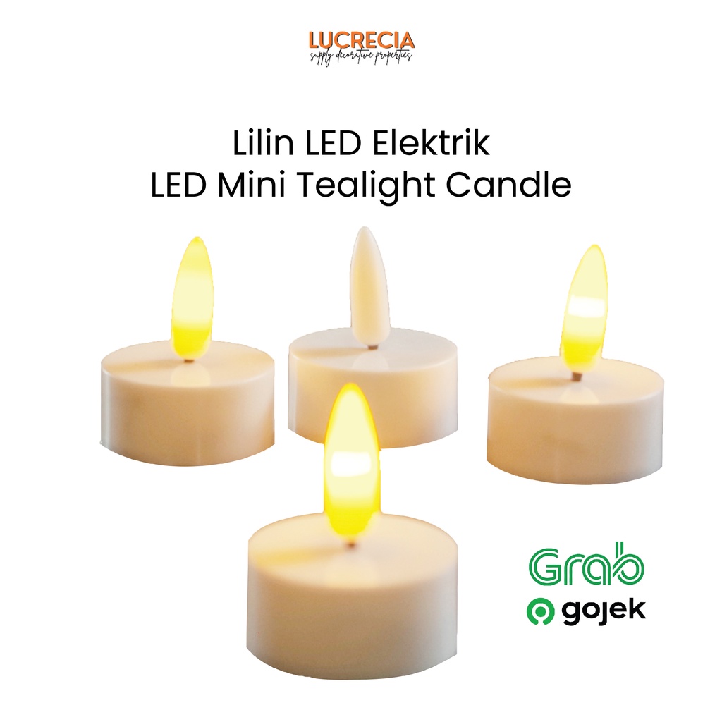 Jual Mini Tealight LED Candle Lilin Elektrik Dekorasi Lampu Hias Meja ...