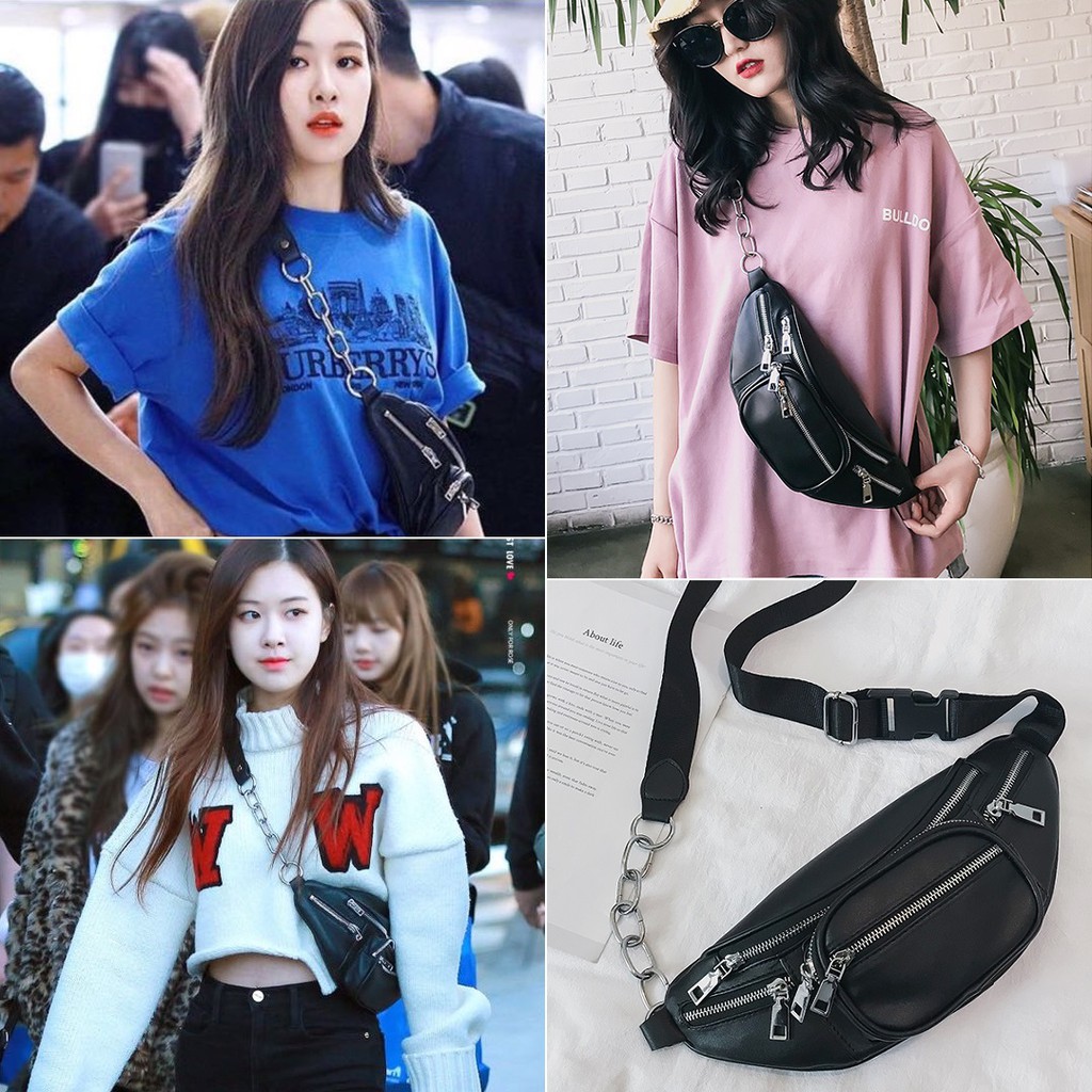 Rose fanny pack clearance blackpink