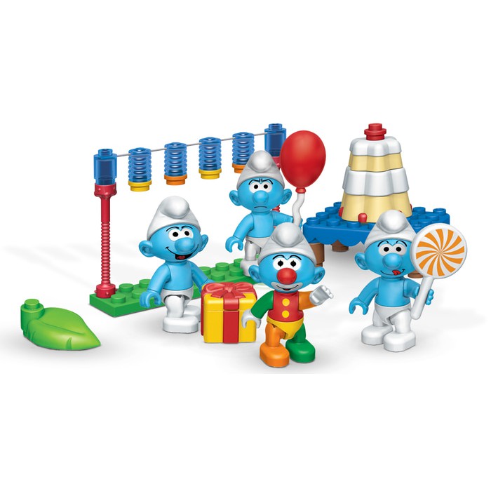 Jual LEGO MEGA BLOKS SMURF - 10767 Smurfs Celebration | Shopee Indonesia