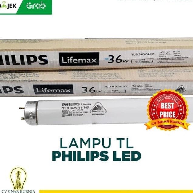 Jual Instant Only Lampu Neon Tl D Philips Lifemax Watt Watt W