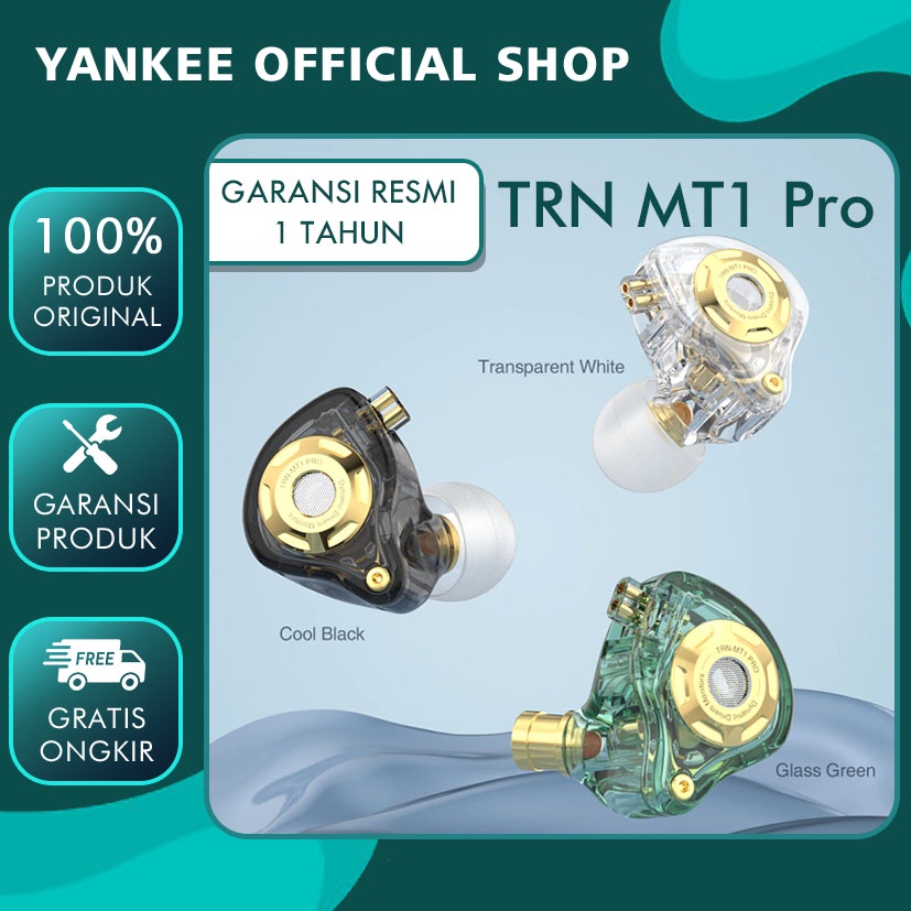Jual TRN MT1 Pro Earphone Sport Headset Pro IEM In Ear Monitor Earphone ...