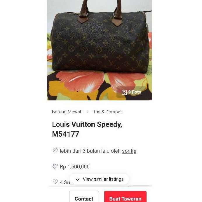 Louis vuitton code m54177 sale