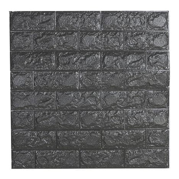 Jual Sticker Wallpaper Dinding 3D Embosed Model Bata 60x60cm Shopee