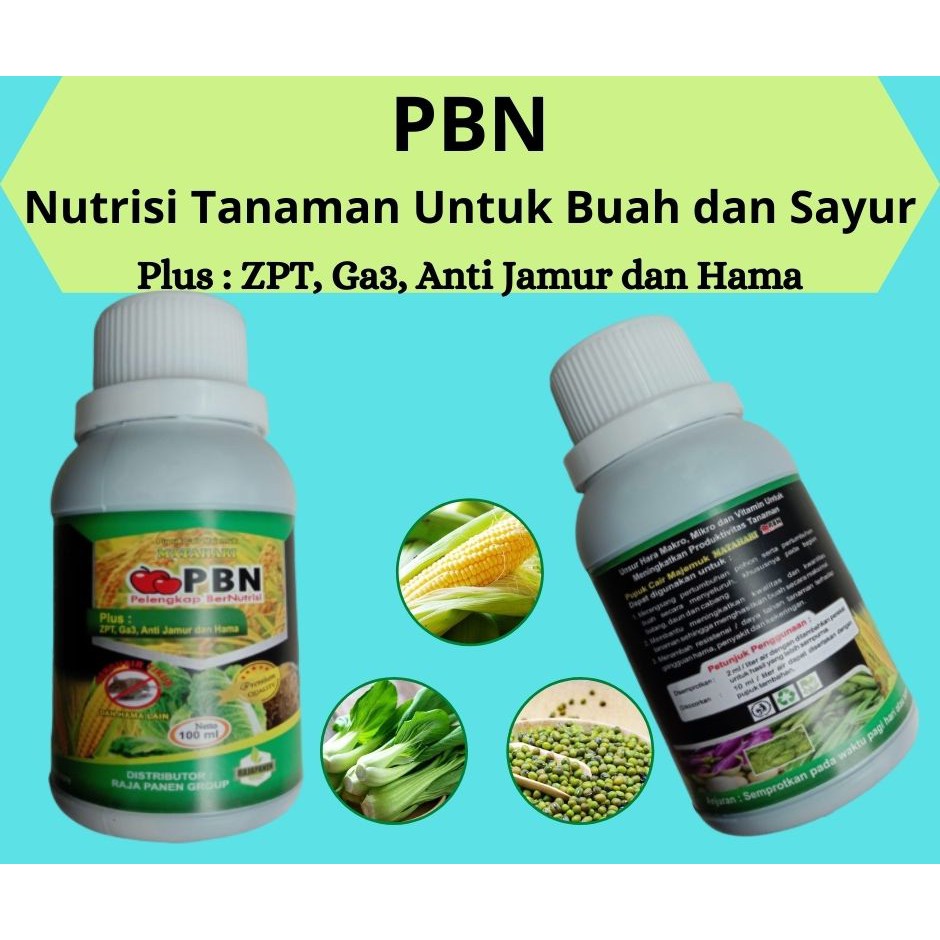 Jual Pupuk Cair Majemuk Pupuk Nutrisi Tanaman Sayur Dan Buah Pbn