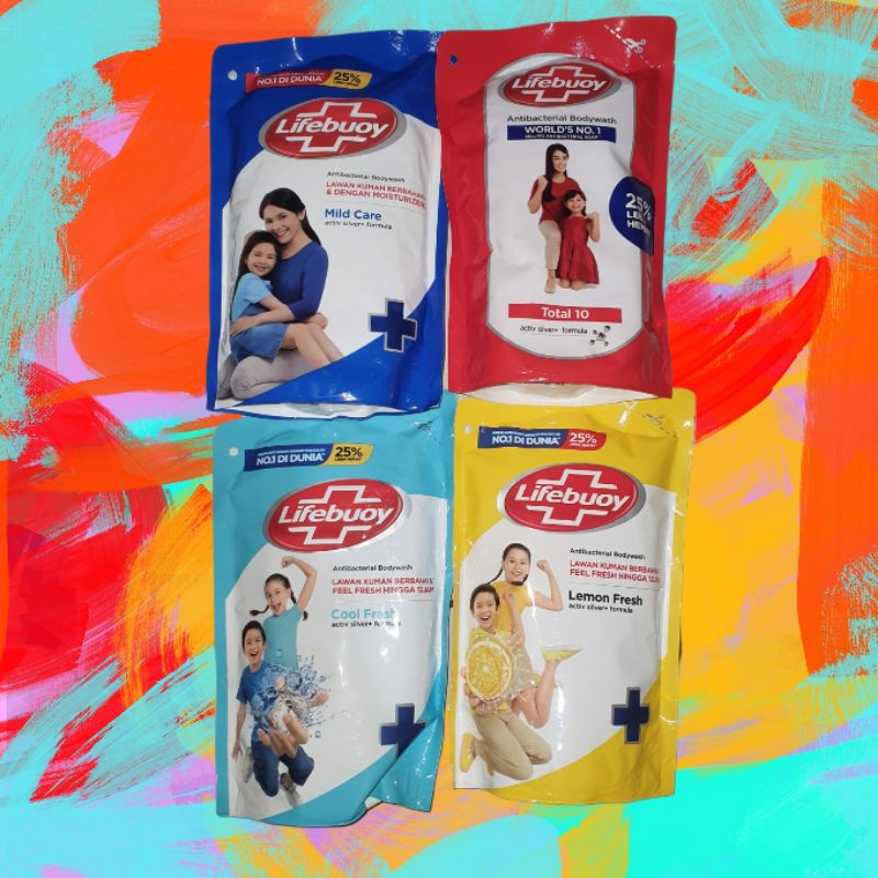 Jual Lifebuoy Sabun Cair Sabun Mandi Refill 825, 450, 400 ml & 250 ml