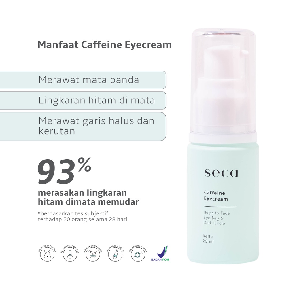 Jual SECA EYE REPAIR CAFFEINE EYECREAM Shopee Indonesia