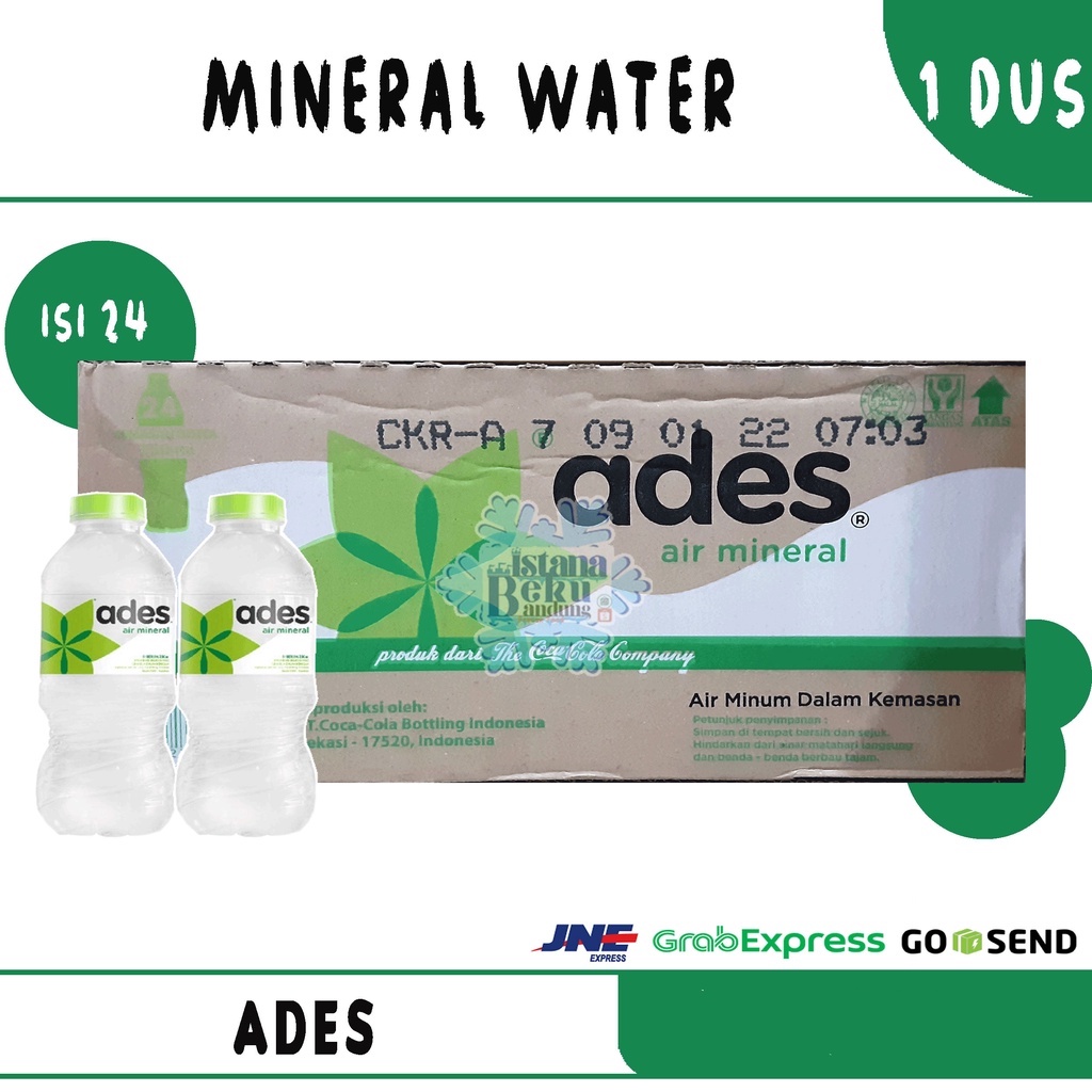 Jual Ades Botol 350ml (1 karton) | Shopee Indonesia